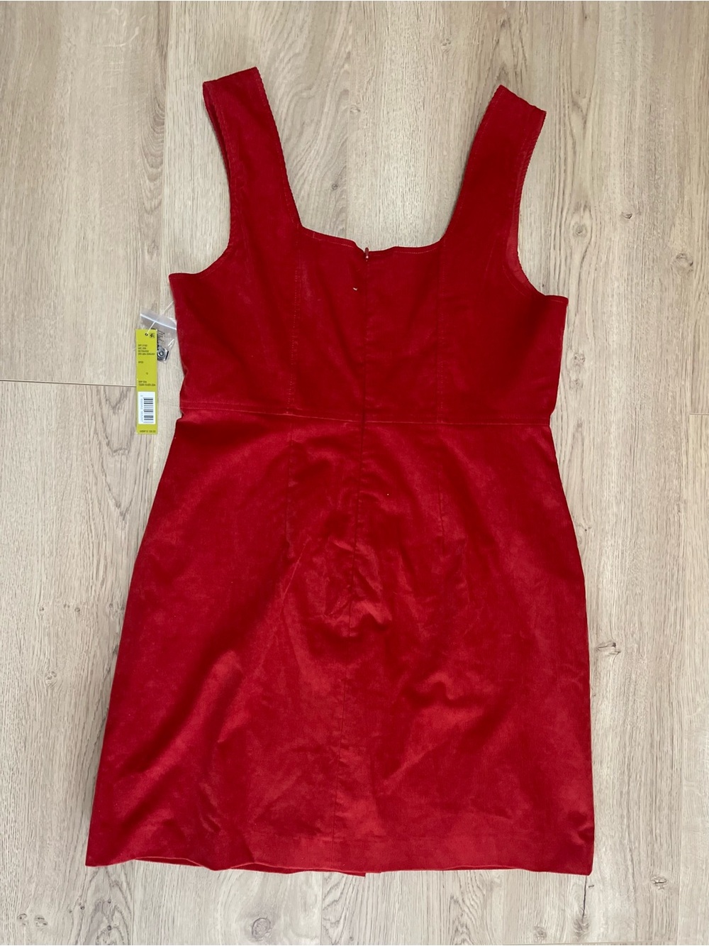NWT Gianni Bini Red Button-Front Sleeveless Casual Dress (12) - Picture 2 of 4